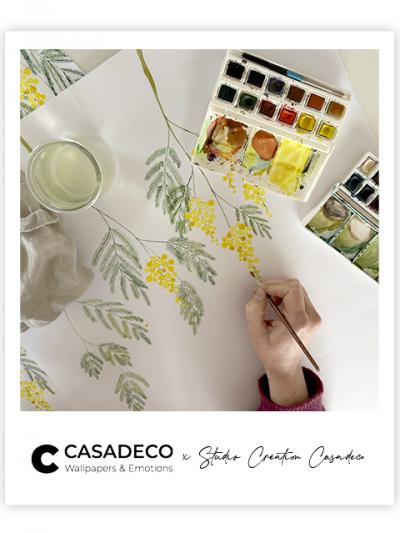 La collaboration avec le studio de création Casadeco 
