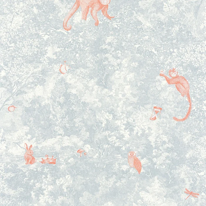 Bleu givre / clementine